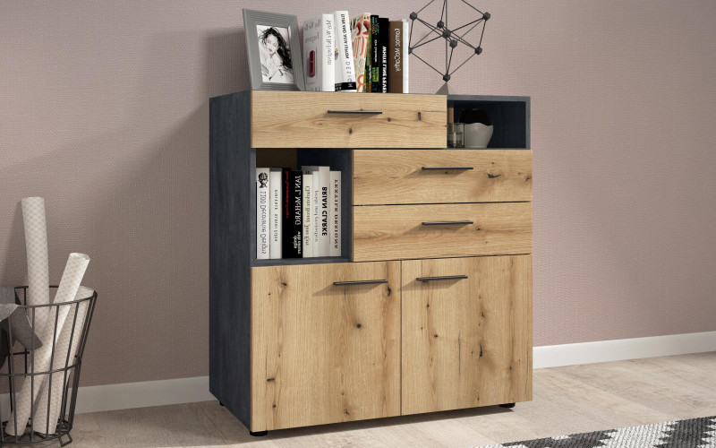 Dresser Philadelphia, Evoke oak + Magma  1