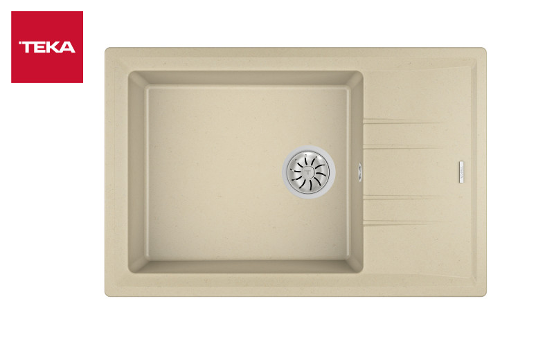 Granite sink TEKA Stone 60 S-TG, ivory  1