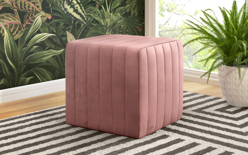 Ottoman Boma, dark pink  1