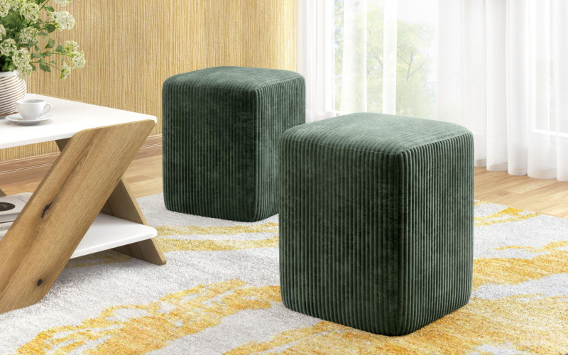 Ottoman Dolly, green  1