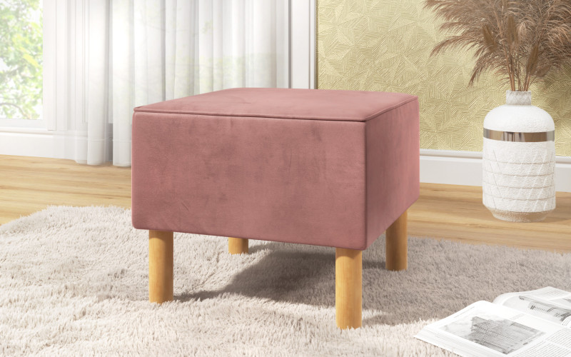 Ottoman Ira, dark pink  1