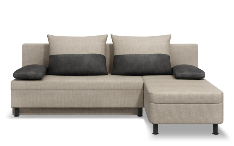Extendable corner sofa Real Prime, beige + anthracite  6