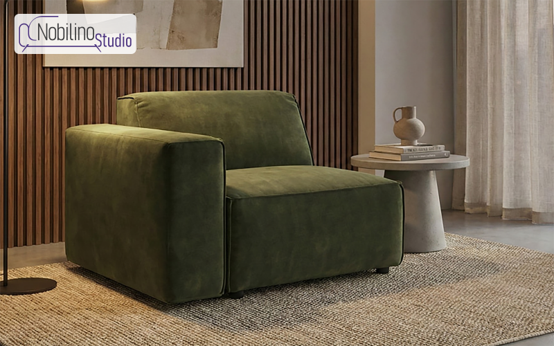 Armchair from a modular sofa Verso, dark green  1