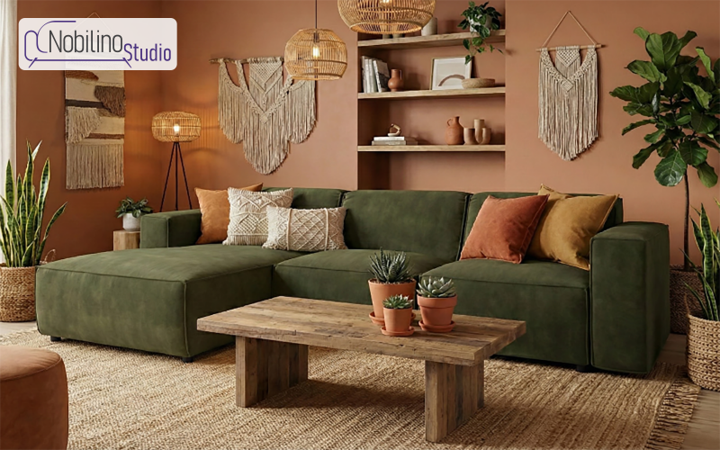 Modular sofa Verso, dark green  1