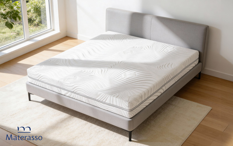 Two-sided mattress 120/200 Visco Wind, white  1