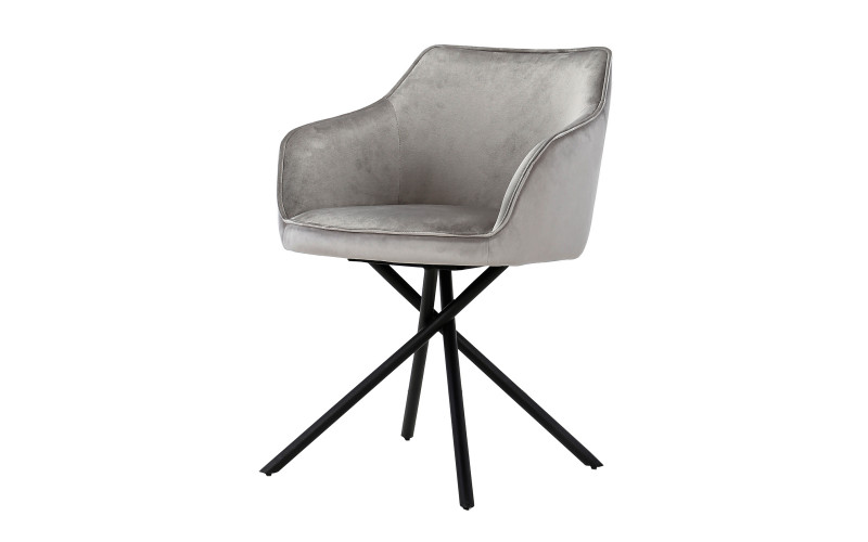 Dining chair Sinto, light grey + dark grey  1