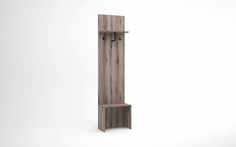 Coat rack Zanardi, Fossil Evoke oak  1