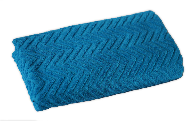 Towel, blue, 70/140  1