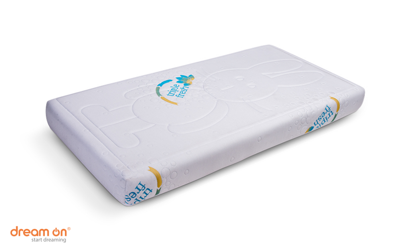 Two-sided mattress 70/140 Baby Triple Fresh, white  1