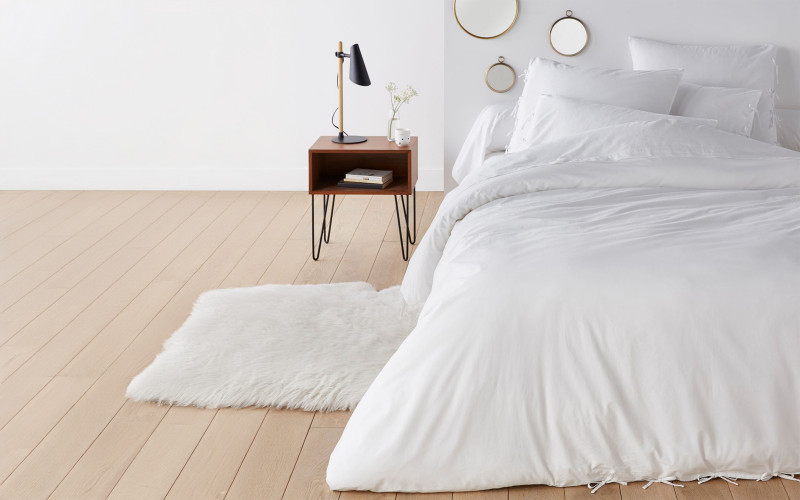 Bed linen 3 parts, 200/220 cm, white  1