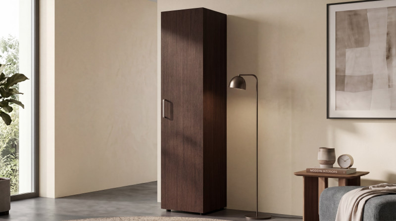 Wardrobe with shelves Massimo Compact 2, Wenge  1