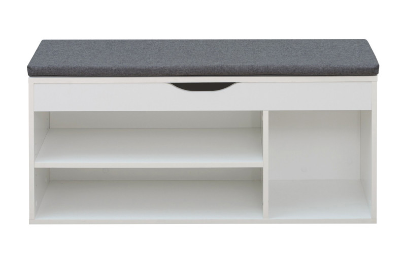 Shoe bench Cardini, white  1