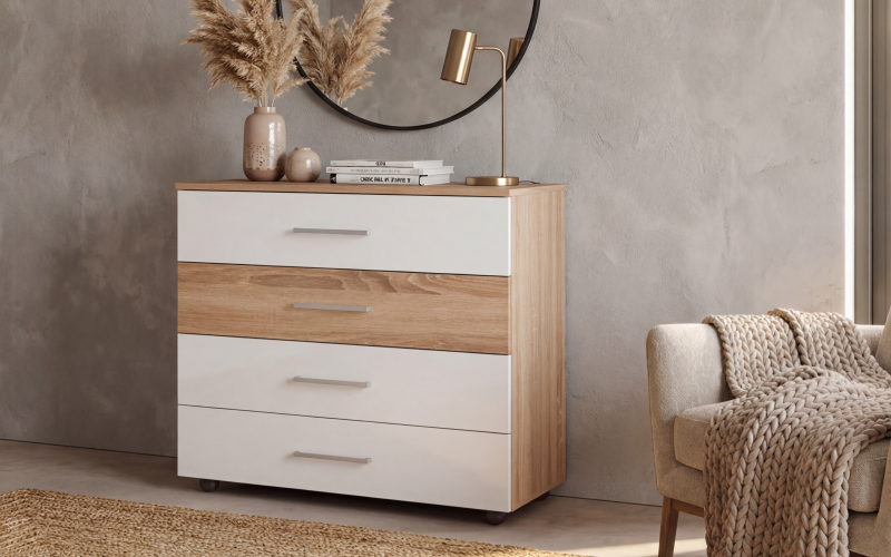 Dresser Nadezhda, Sonoma oak + white  1