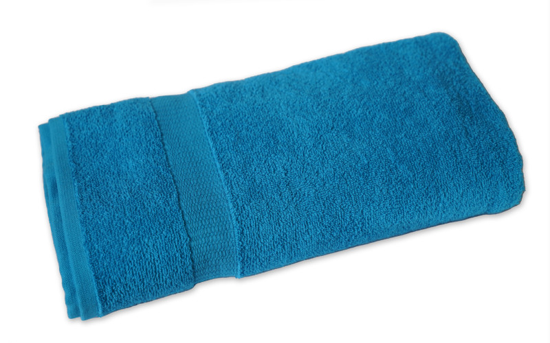 Towel, blue, 70/140  1