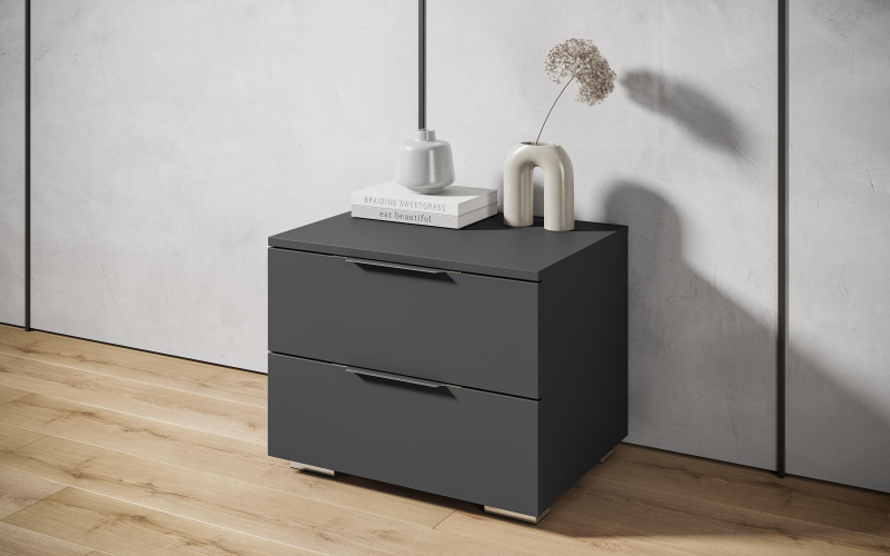 Nightstand Grigio, anthracite matt  1