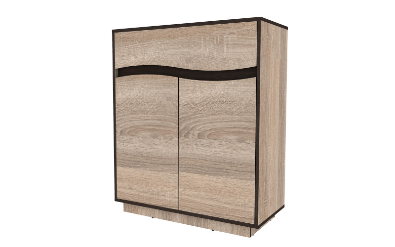 Dresser Viela 1 II, Sonoma truffle + Wenge Magic  1