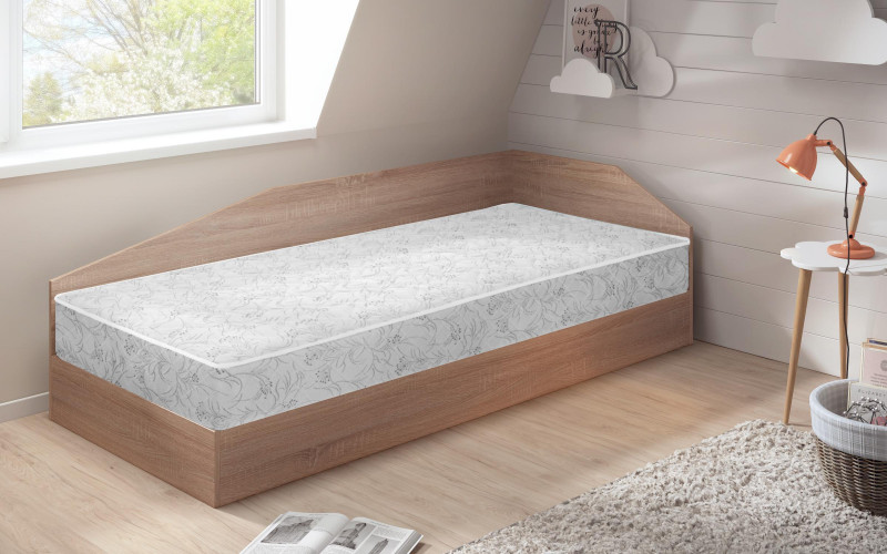 Bed with mechanism for mattress 90/200 Ralitsa, Sonoma oak  3