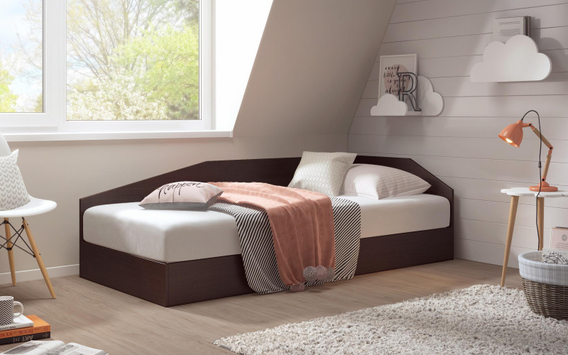 Bed Ralitsa + mattress Neo Dream 90/200, Wenge  1