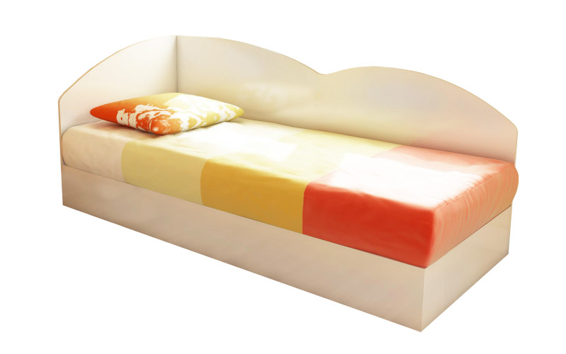 Children's bed for mattress 90/200 Ali, white gloss  3