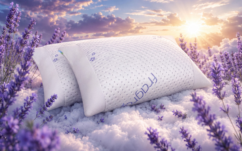 Set of 2 pillows 50/70 Lavender Sense,   1