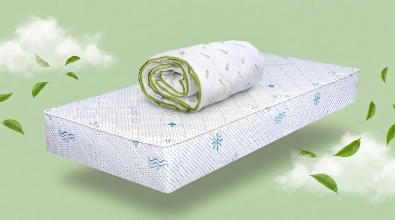 Set of mattress 144/190 + duvet 200/220 Body balance + Green Tea,   1