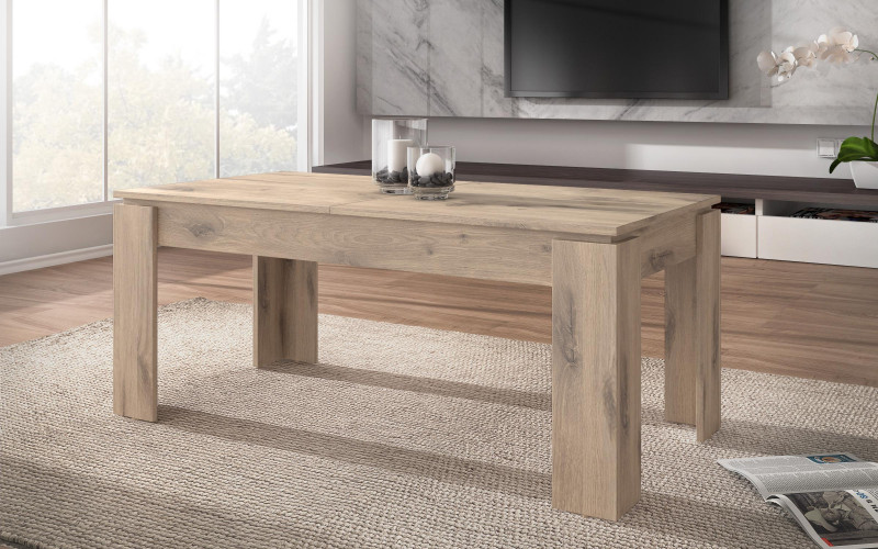 Coffee table /extendable/ Vitara, light Scandinavian oak  1