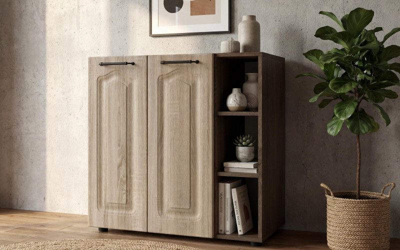 Dresser Nikon, dark Scandinavian oak + Sonoma oak  1
