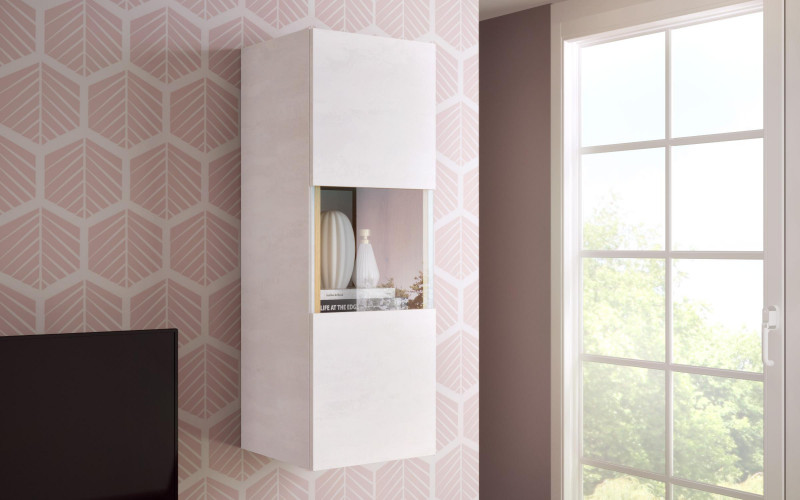 Shelf unit Modigliani, Silk + Evoke oak  1