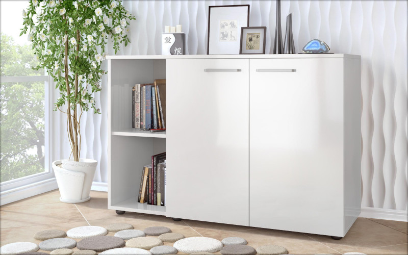 Cabinet Veron L, white gloss  1