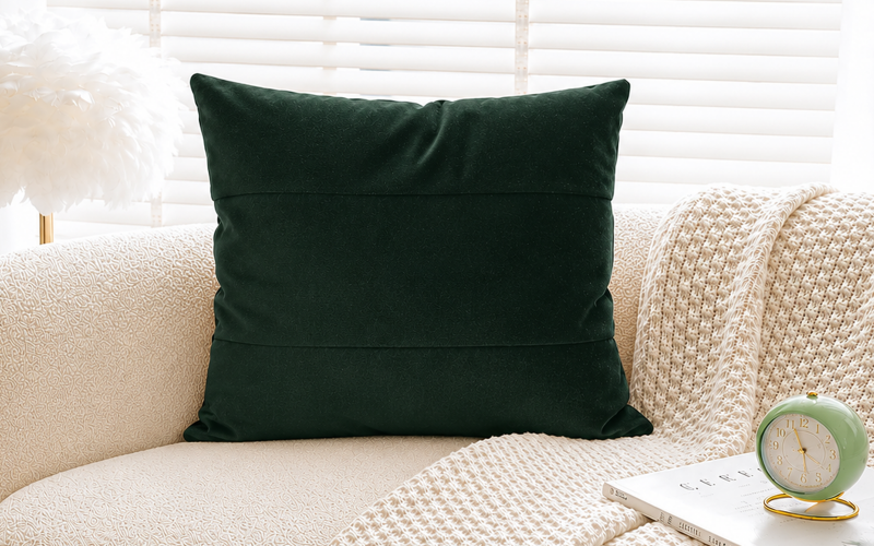 Throw pillow Horizontal 07344, green  1