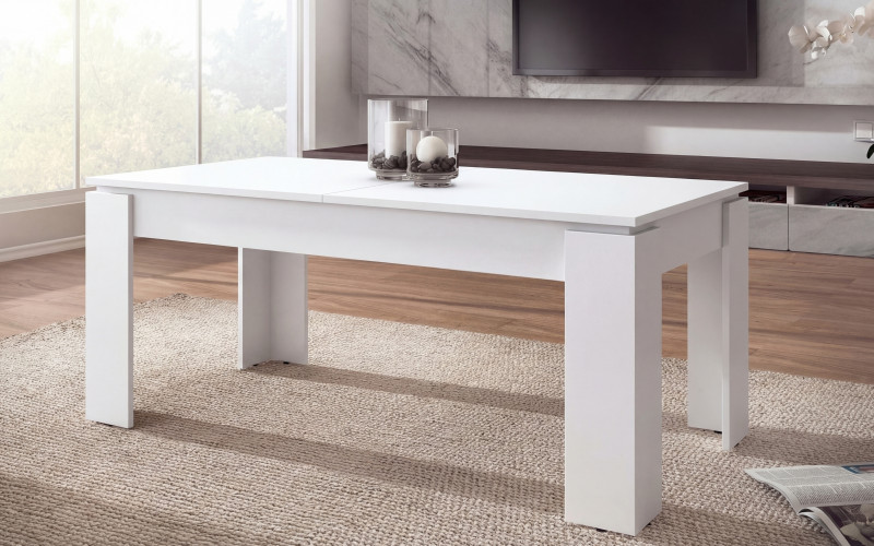 Coffee table /extendable/ Vitara, white matt  1