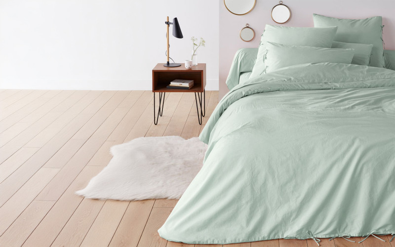 Bed linen 2 parts, 160/200 cm, green  1