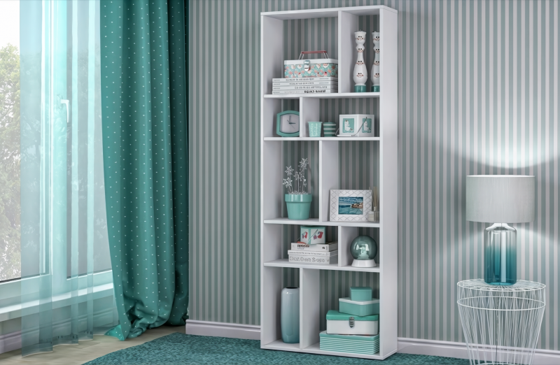 Shelf unit Astrid, white matt  1