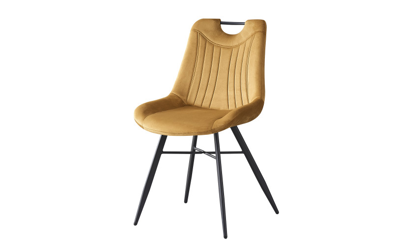 Dining chair Cathy, mustard  1