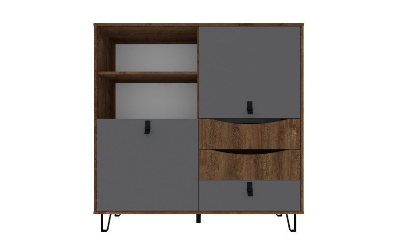 Dresser Riviera, bronze oak + grey graphite  1