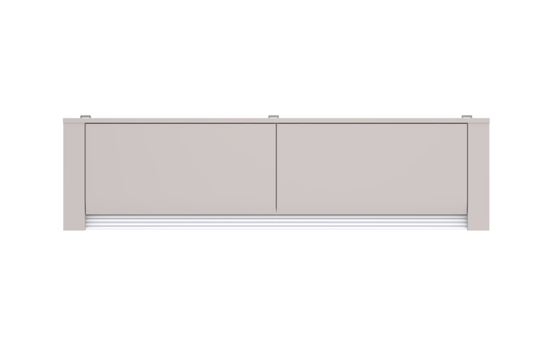 Wall shelf Varis, cashmere + white  1