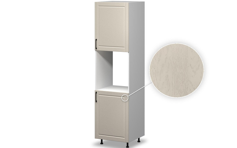 Column oven cabinet Hannah 39, Aspen beige  1
