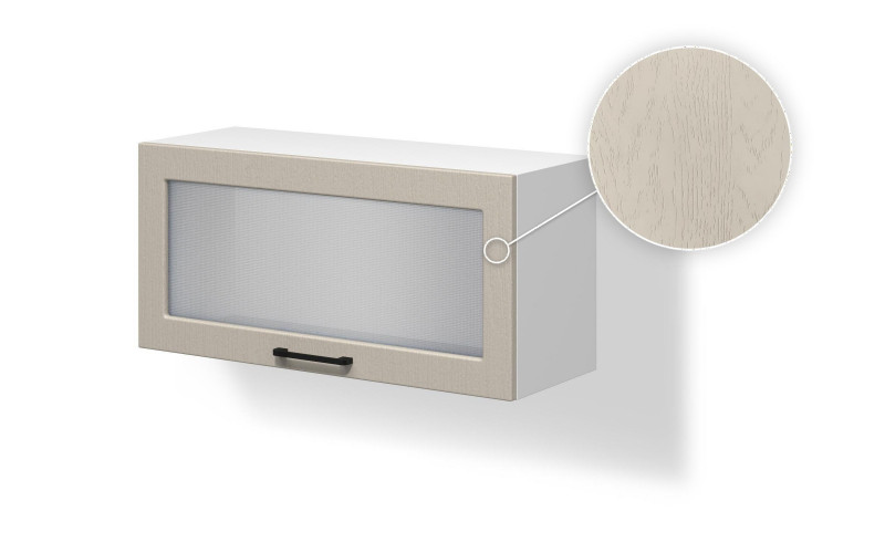 Kitchen showcase cabinet Hannah 40, Aspen beige  1