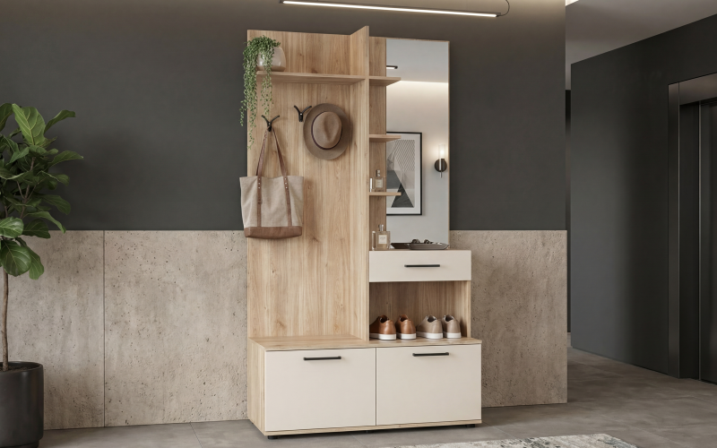Hall Tree Daily, Honey Castello oak + cashmere  1