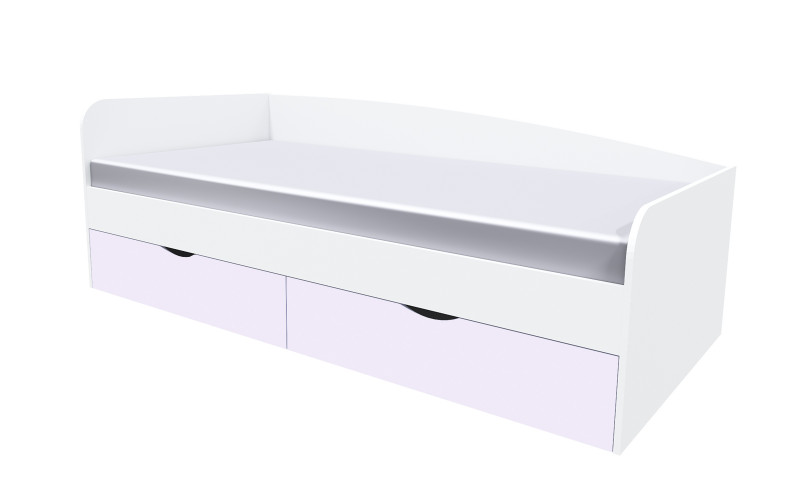 Children's bed for mattress 90/200 Rachel, white + lavender  1