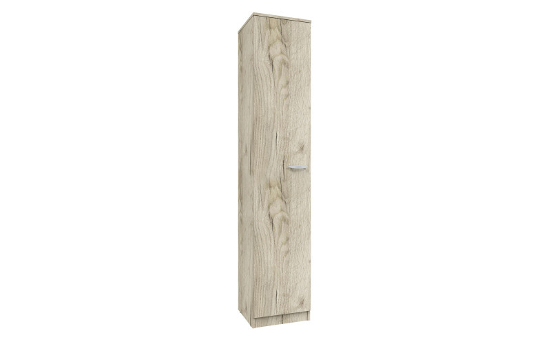 Cabinet Stephano, grey Craft oak + white  1